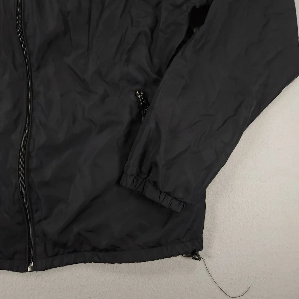 Disney Parks Star Wars Darth Vader Black Rain Zip Windbreaker Hoodie Jacket L - Picture 8 of 13